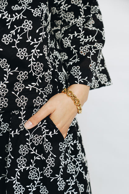 B&W Anglaise Skirt&Tunic