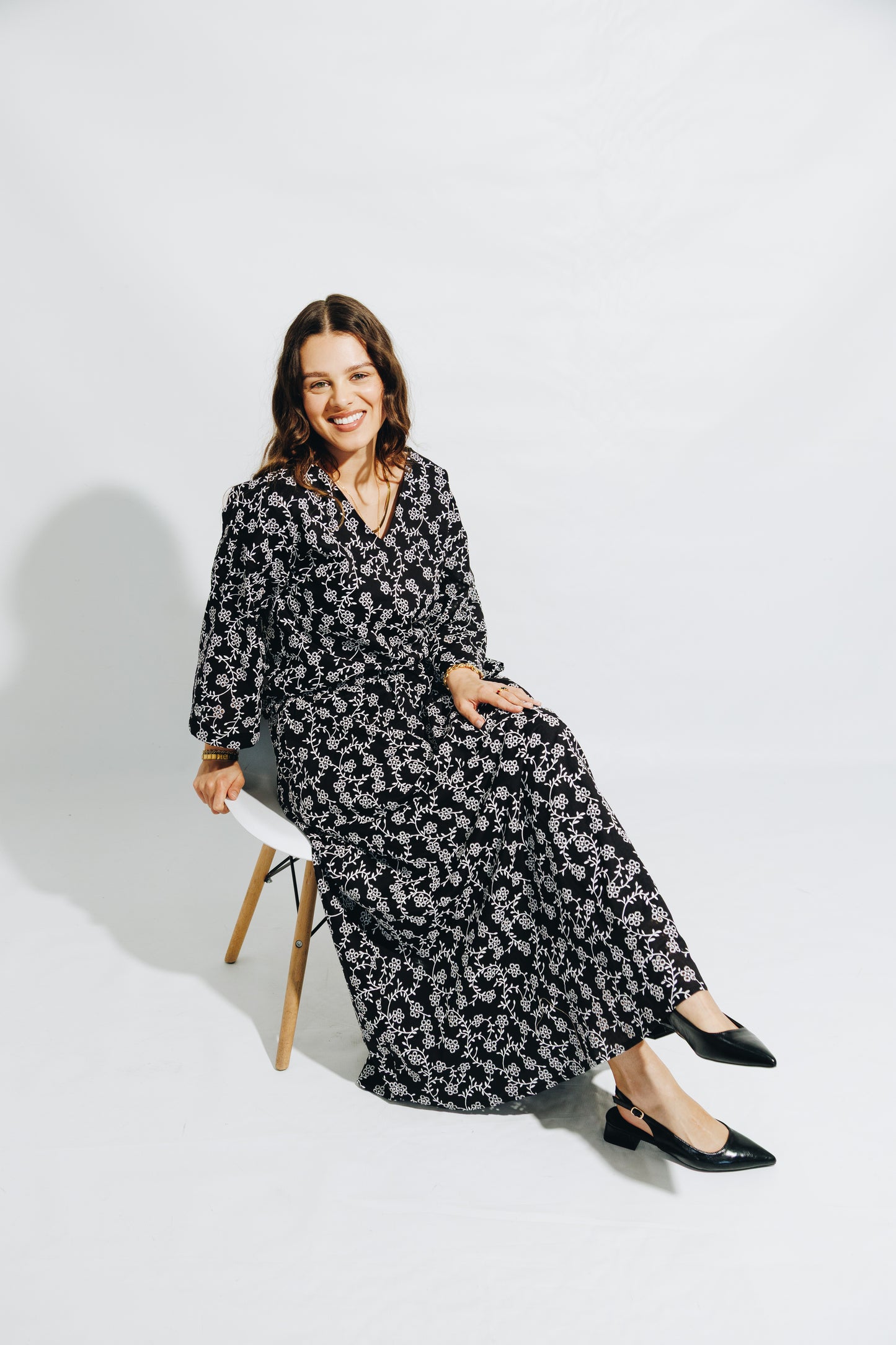 B&W Anglaise Skirt&Tunic
