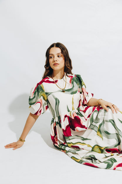 Abstract - 2 tiered dress