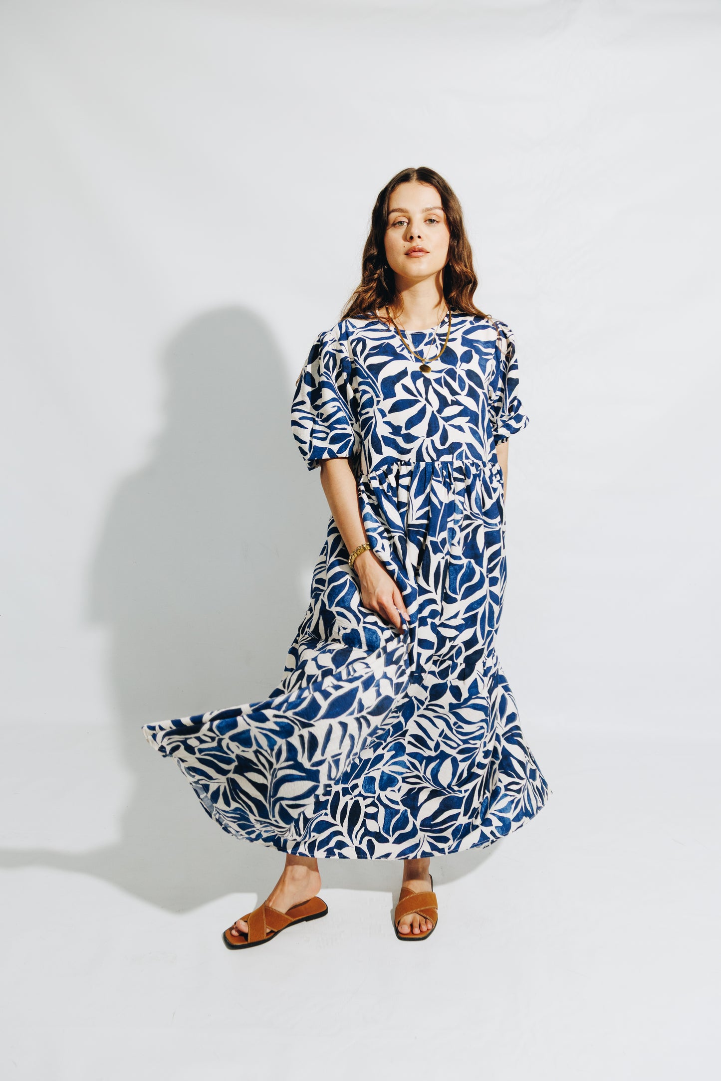 Blue - 2 tiered Dress