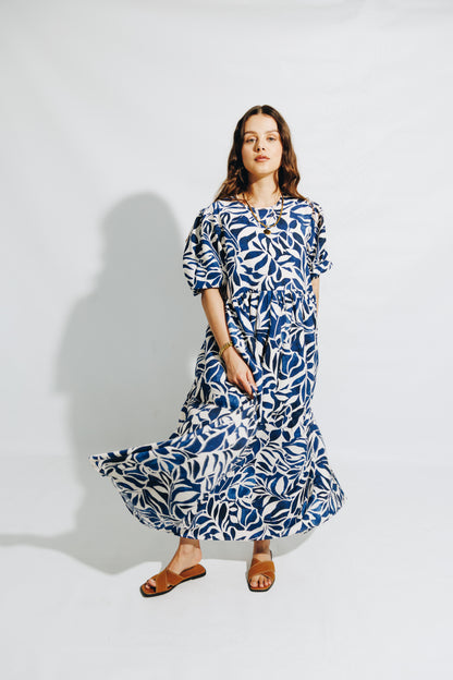 Blue - 2 tiered Dress