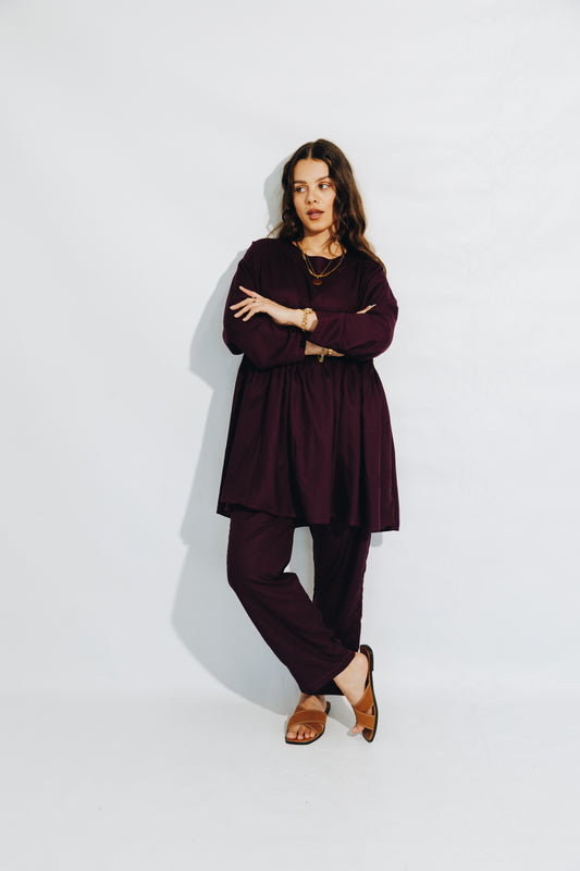 Grape-Viscose Mom Track Set