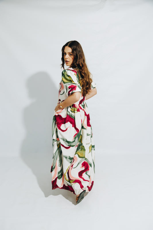 Abstract - 2 tiered dress