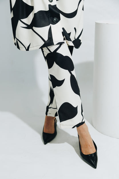 Black Leaf - Kimono&Trouse