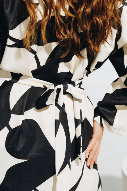 Black Leaf - Kimono&Trouse