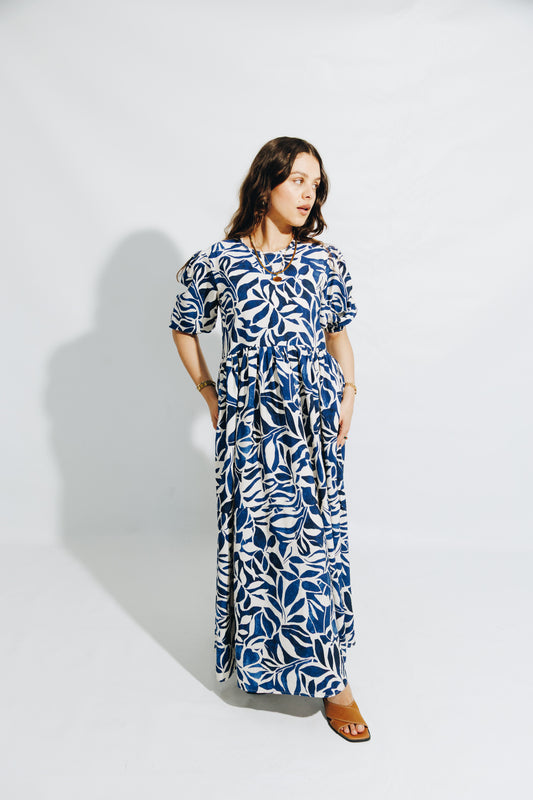 Blue - 2 tiered Dress