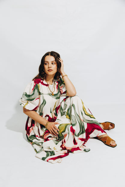 Abstract - 2 tiered dress