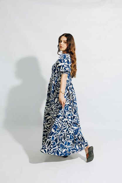 Blue - 2 tiered Dress