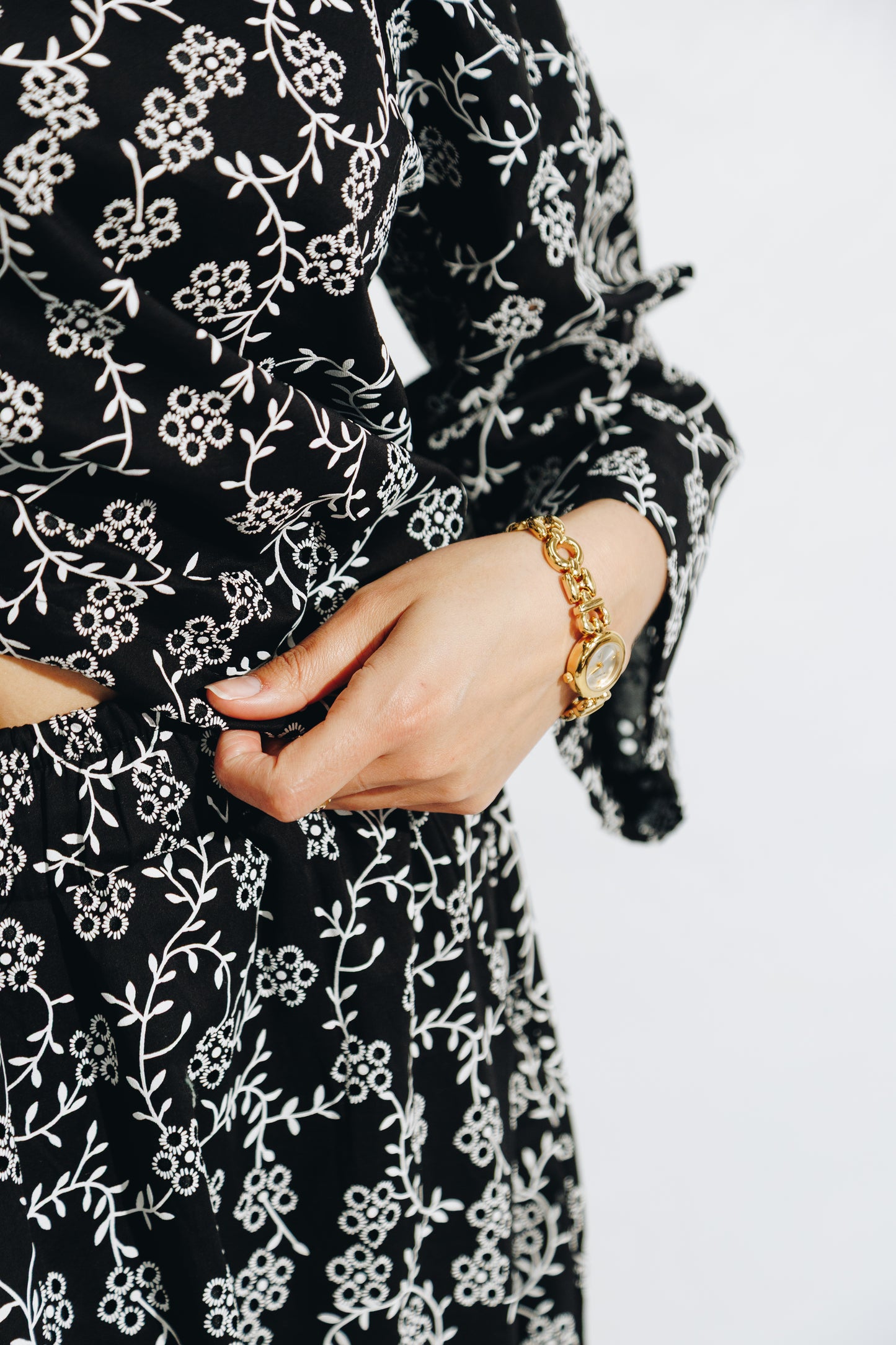 B&W Anglaise Skirt&Tunic