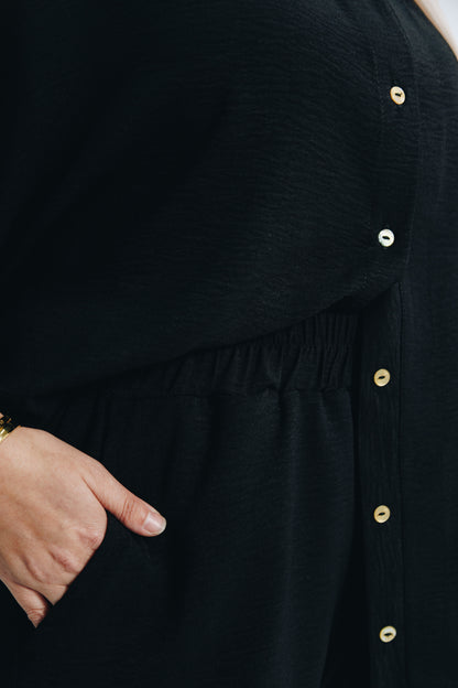Black Airflow Co-Ord Set