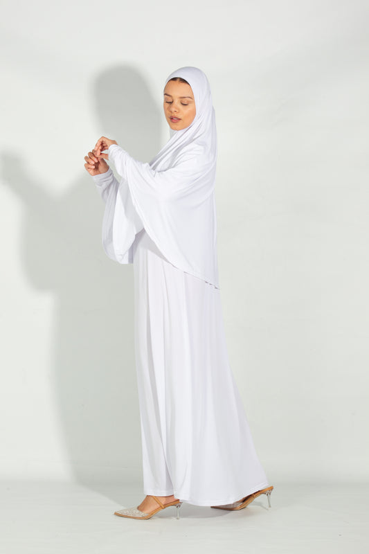 White Abayah&Burkie