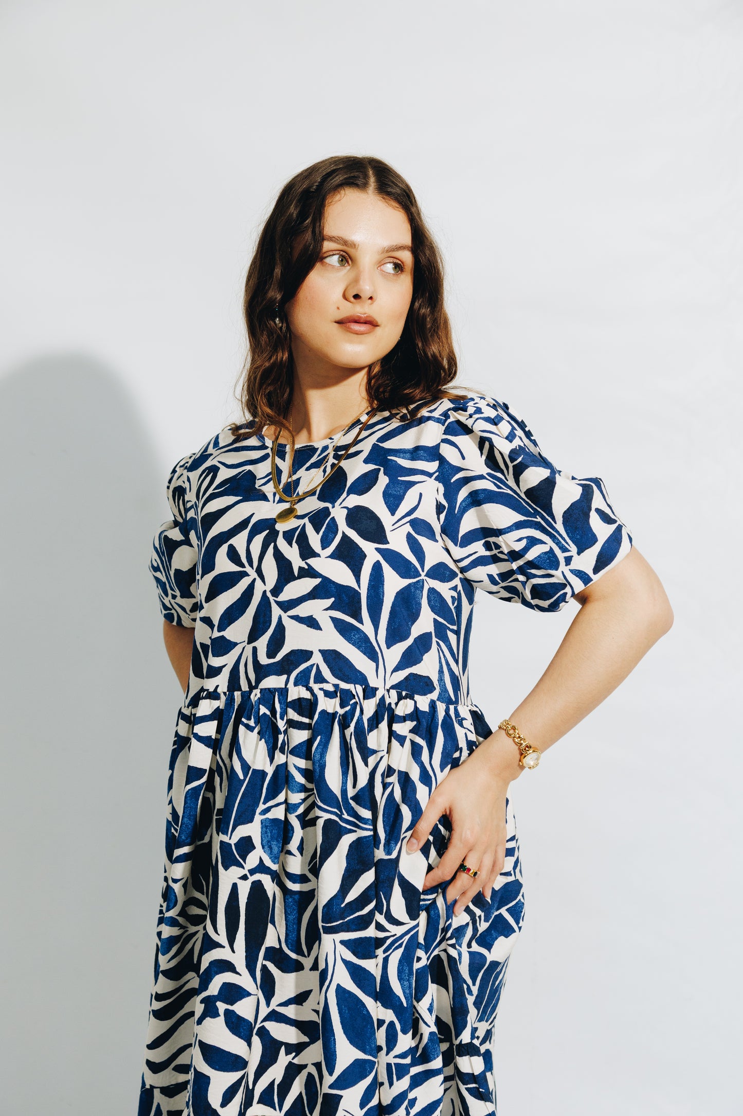 Blue - 2 tiered Dress