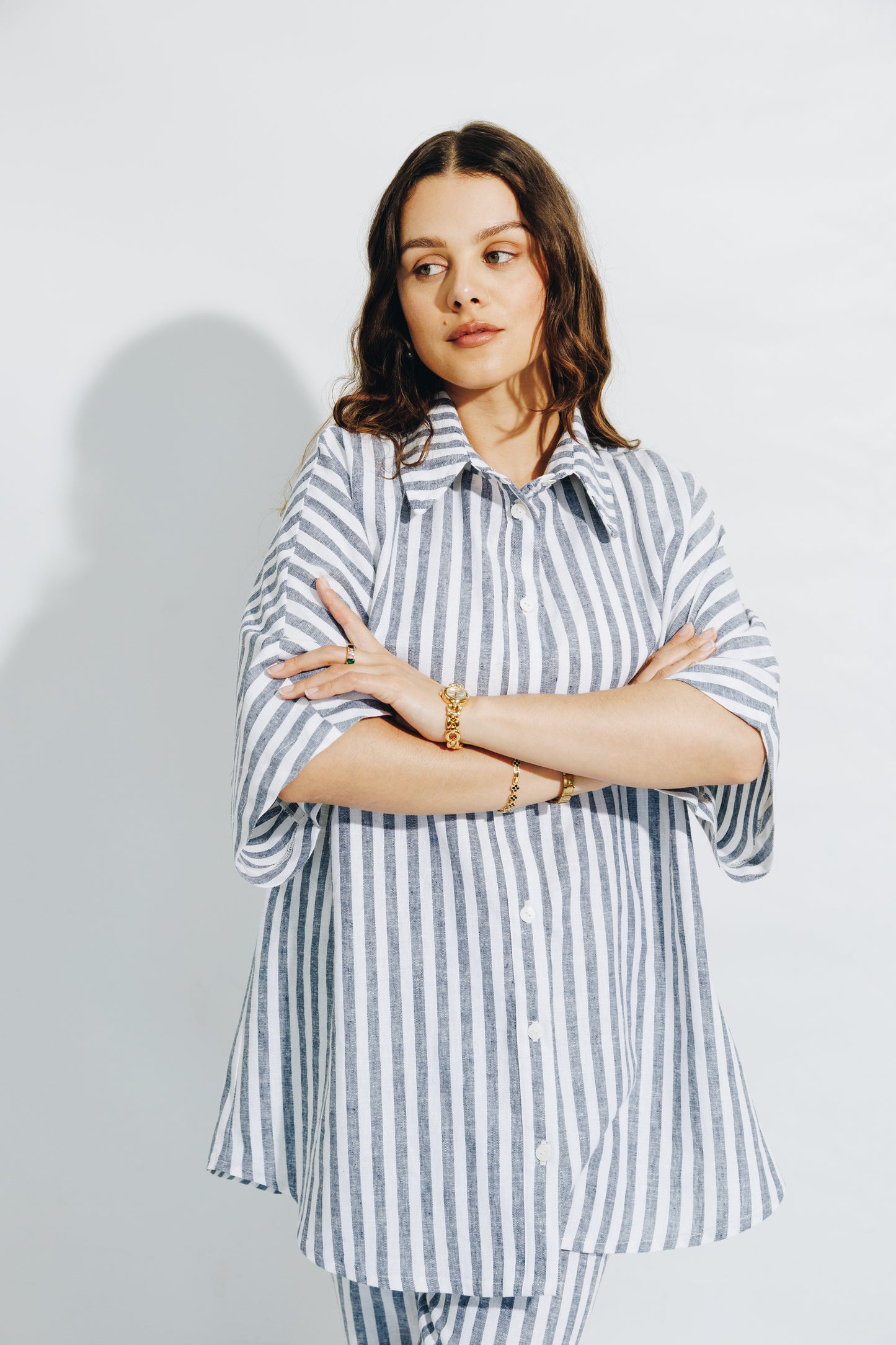 LINEN Nautical Stripe - Co-Ord Set